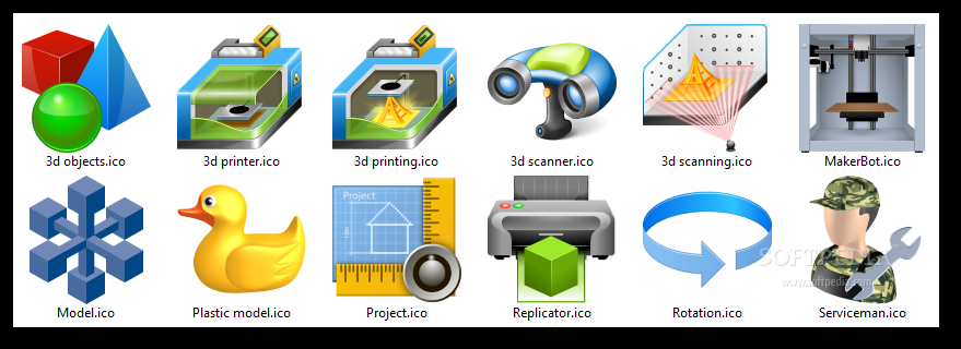 Top 50 Desktop Enhancements Apps Like Free 3d Printer Icon Set - Best Alternatives