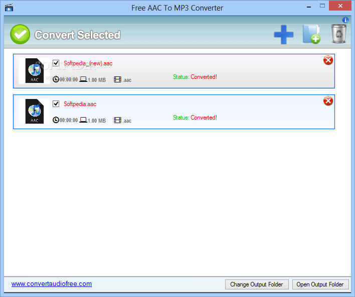 Free AAC To MP3 Converter