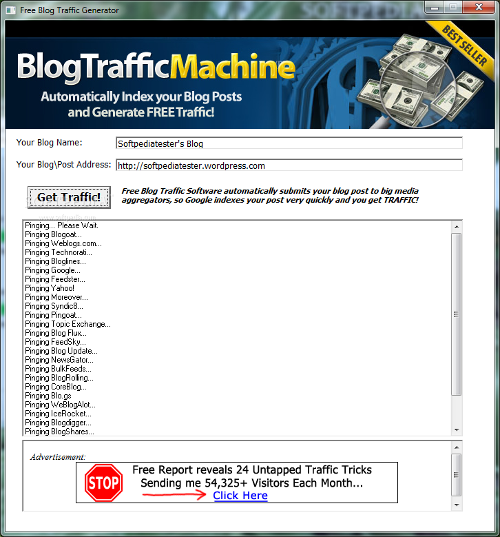 Free Blog Traffic Generator