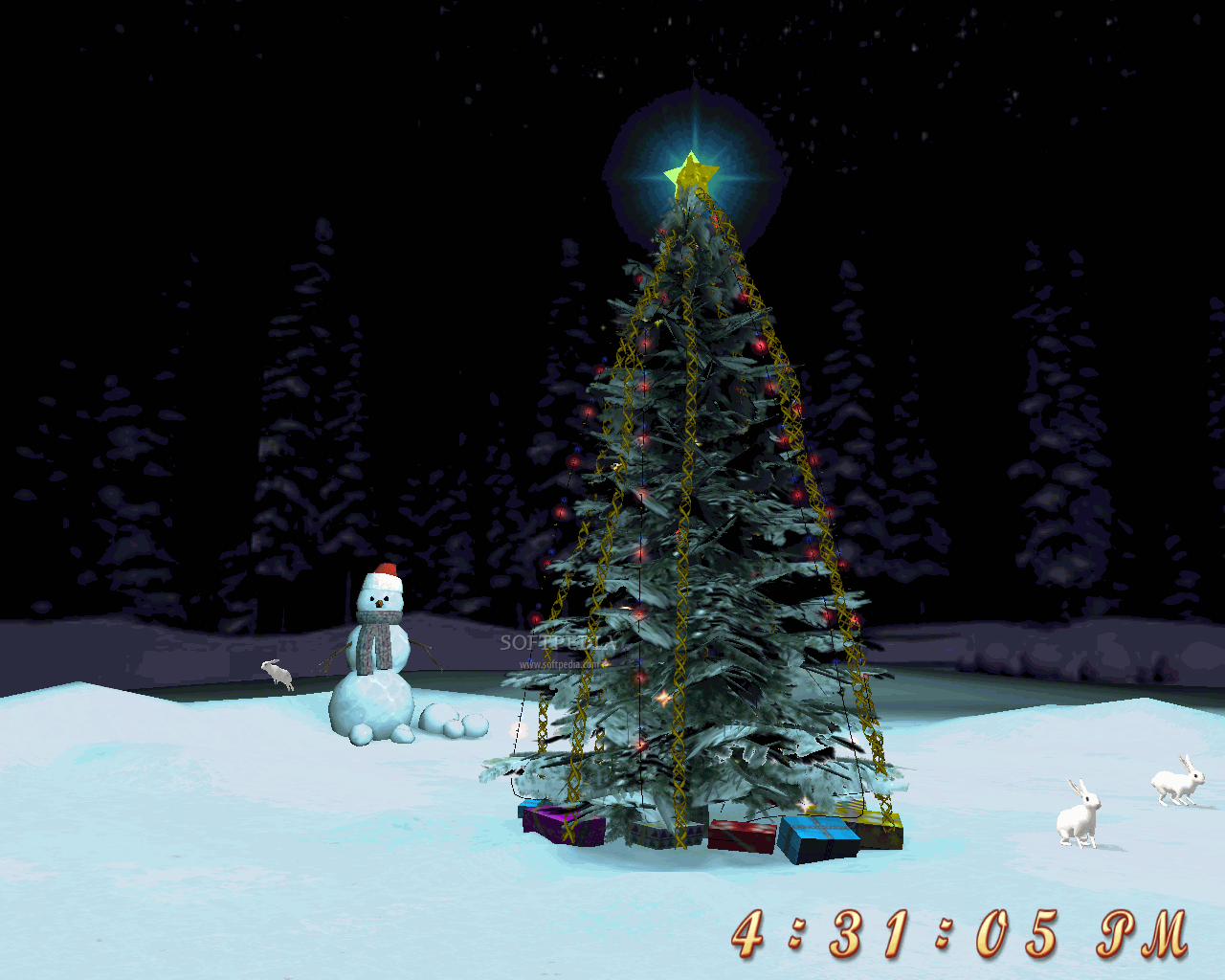 Free Christmas Tree 3D Screensaver