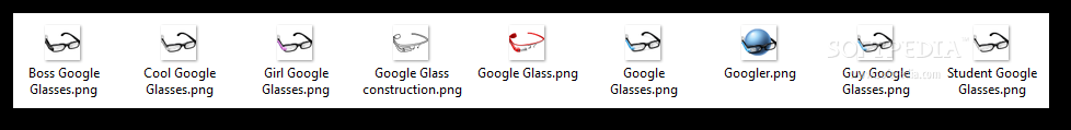 Free Google Glass Icon Set