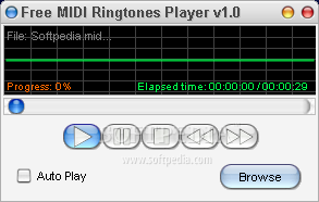 Free MIDI Ringtones Player