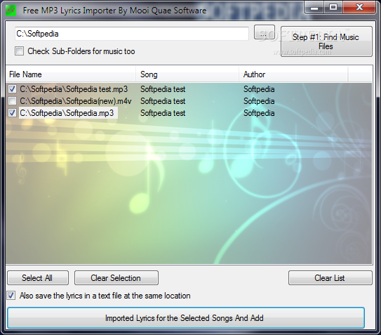 Free MP3 Lyrics Importer