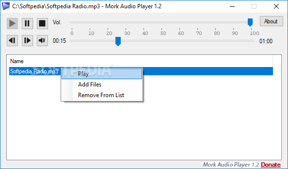 Mork Audio Player (formerly Free Mp3 Player)