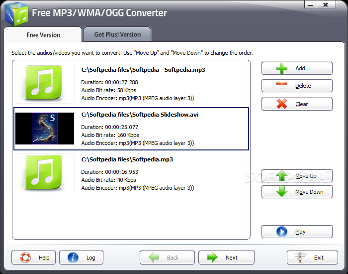 Free MP3 / WMA / OGG Converter