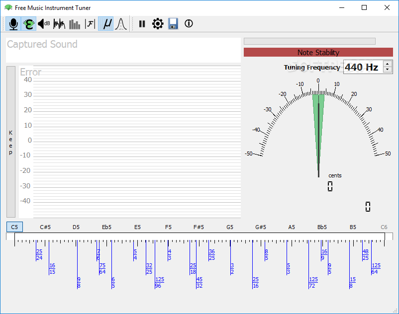 Free Music Instrument Tuner