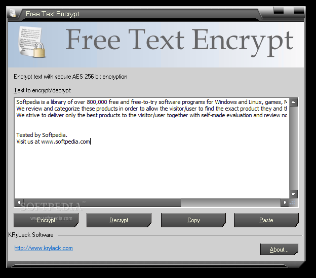 Free Text Encrypt