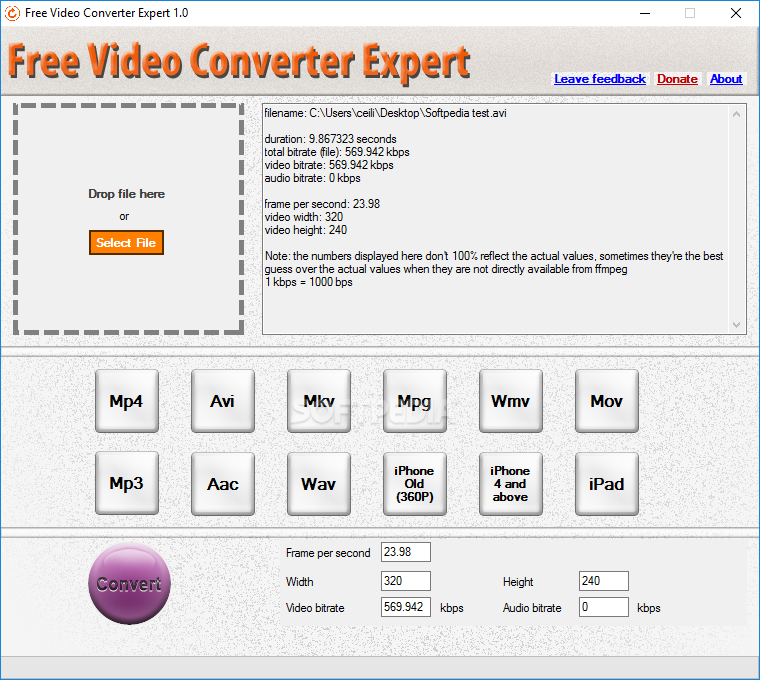 Free Video Converter Expert