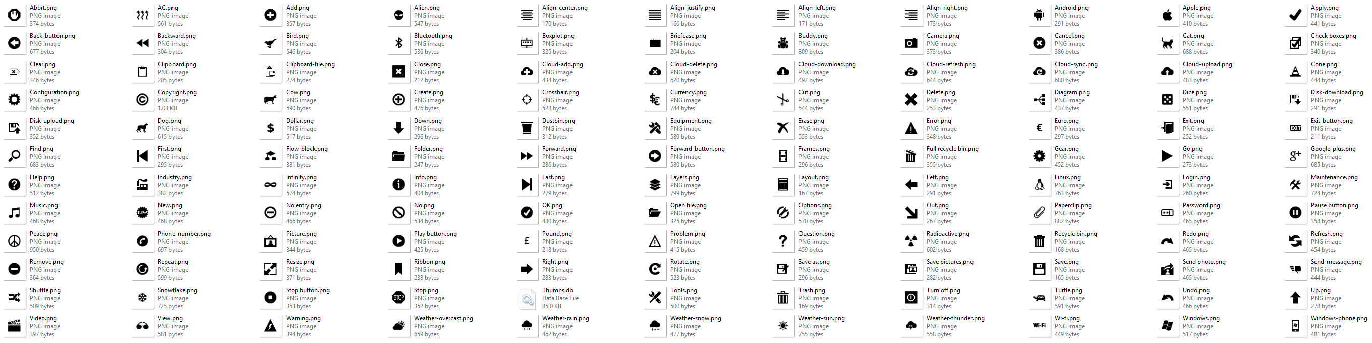 Free Windows Metro Icons