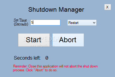 Shutdown Manager