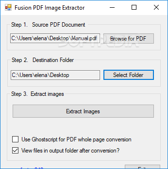 Fusion PDF Image Extractor