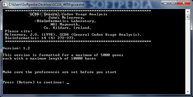 GCUA:General Codon Usage Analysis