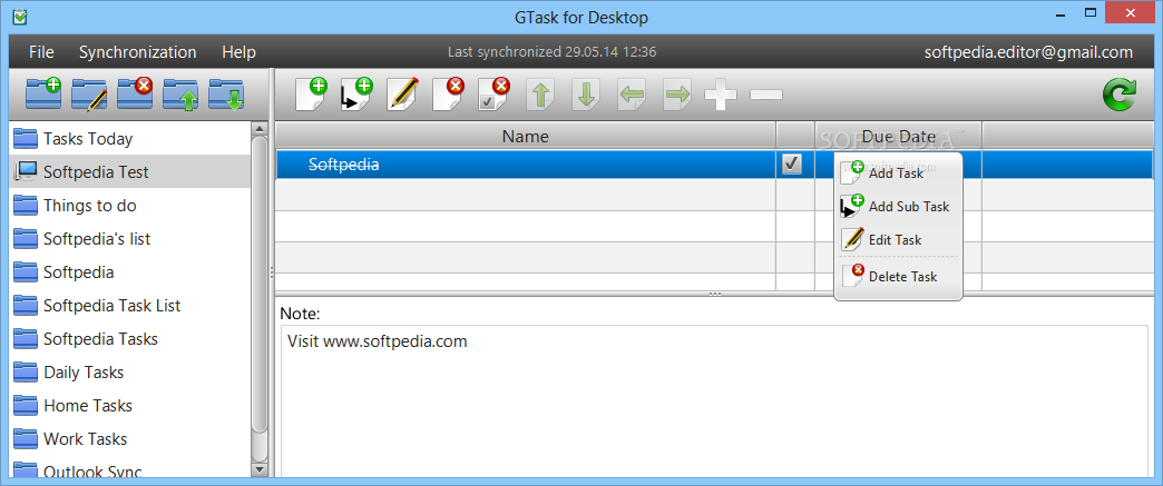 GTask for Desktop