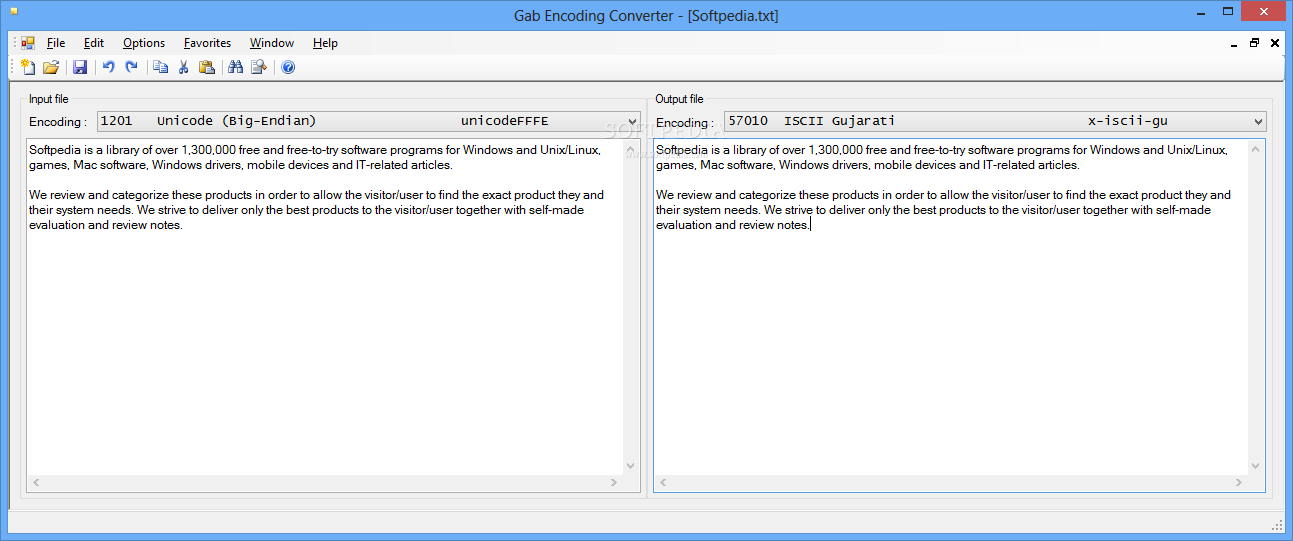 Gab Encoding Converter
