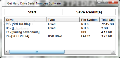 Get Hard Drive Serial Numbers Software