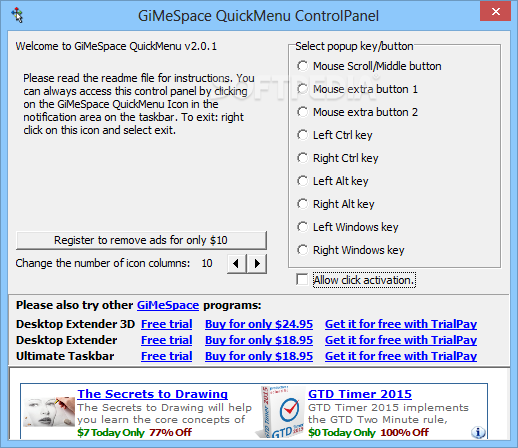 Top 4 System Apps Like GiMeSpace QuickMenu - Best Alternatives