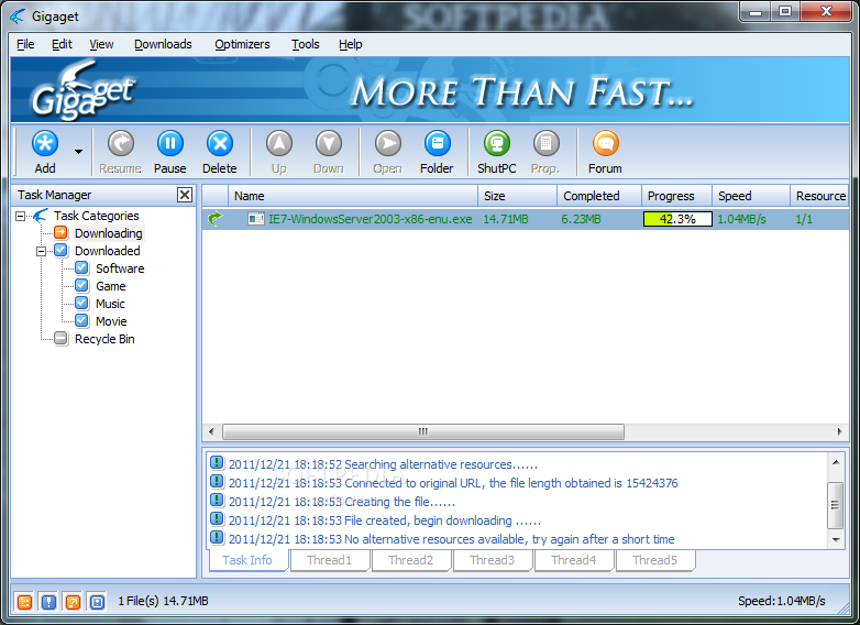 Top 10 Internet Apps Like Gigaget - Best Alternatives