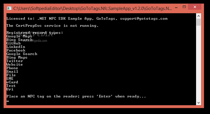 GoToTags .NET NFC SDK