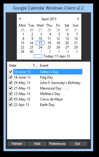 Google Calendar Client
