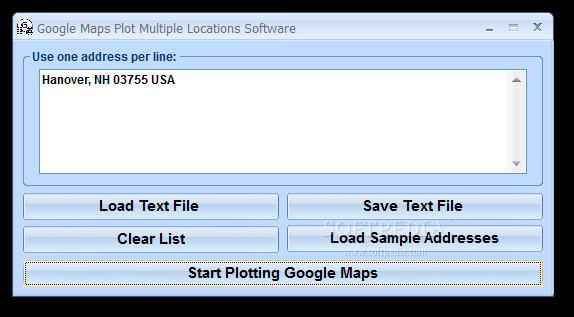 Google Maps Plot Multiple Locations Software