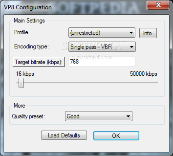 Google VP8 Video For Windows codec