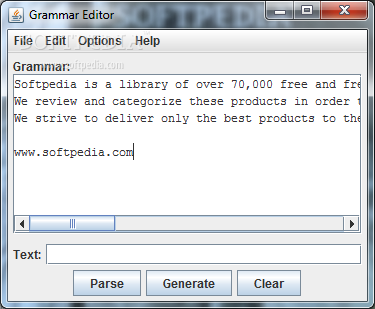 Grammar Editor