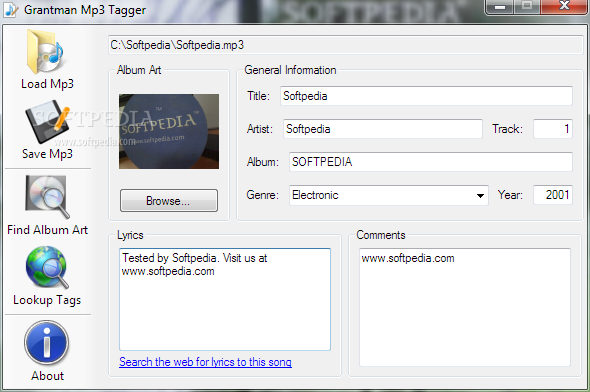 Grantman Mp3 Tagger