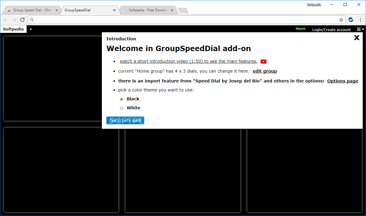 Group Speed Dial for Chrome