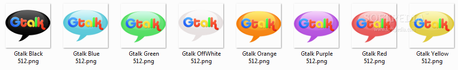 Gtalk Color Icons