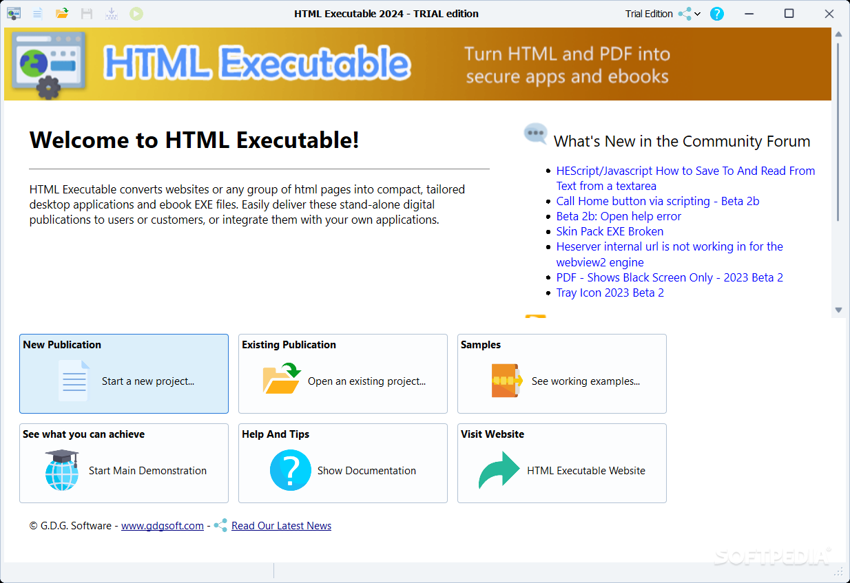 HTML Executable