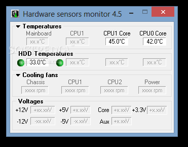 Hardware Sensors Monitor