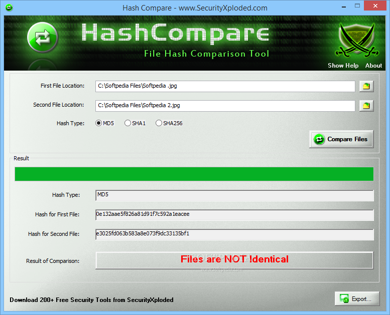 Hash Compare