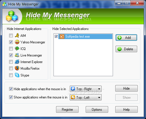 Hide My Messenger