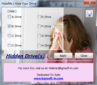 HideMe! Hide Your Drive