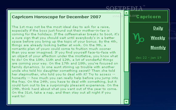 Horoscope Vista Gadget