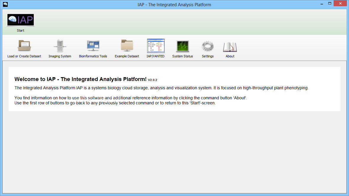 IAP - The Integrated Analysis Platform