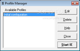 IE Profile Manager