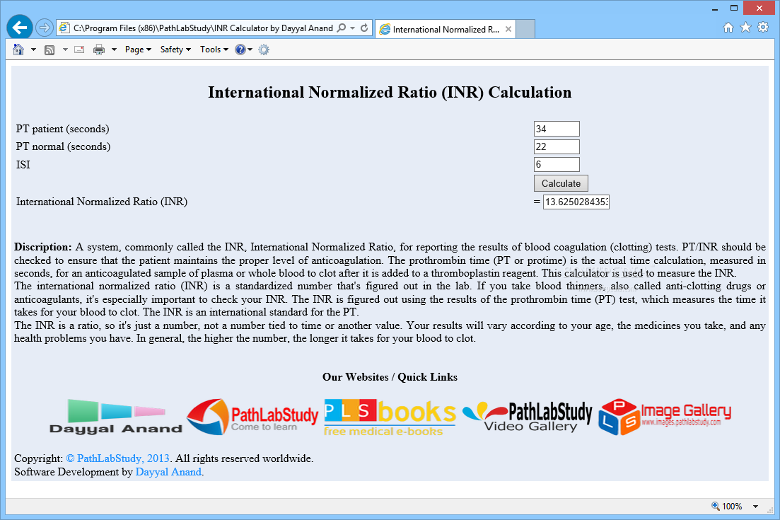 INR Calculator by Dayyal Anand