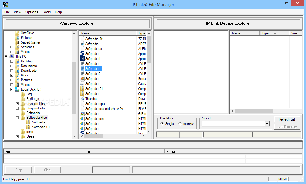 IP Link File Manager