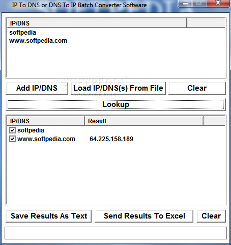 IP To DNS or DNS To IP Batch Converter Software