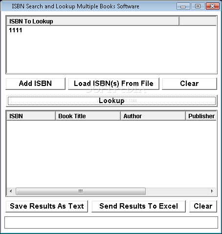 ISBN Search and Lookup Multiple Books Software