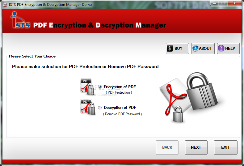 ISTS PDF Encryption & Decryption Manager