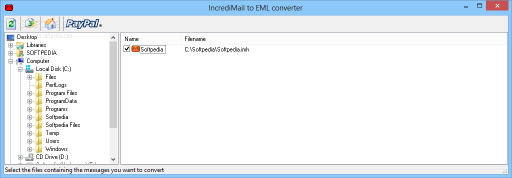 IncrediMail to EML Converter