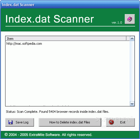 Index.dat Scanner