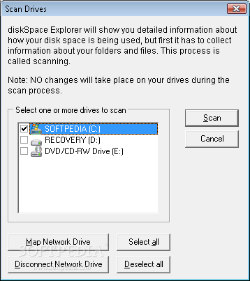 Innovatools diskSpace Explorer Network