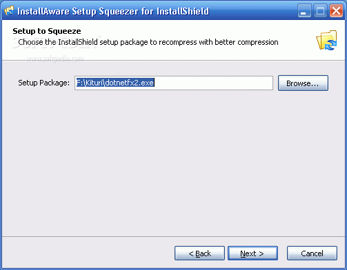 InstallAware Setup Squeezer for InstallShield