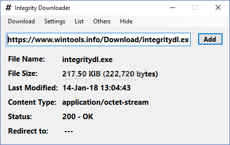 Integrity Downloader