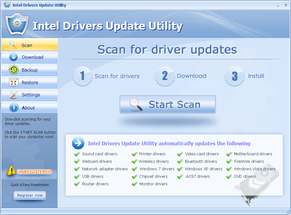 DGTSoft Intel Drivers Update Utility