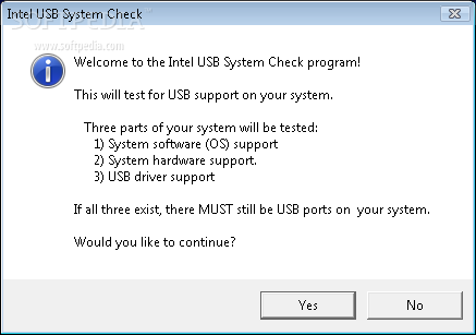 Intel USB System Check