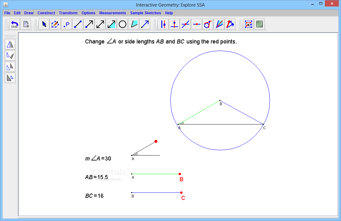 Interactive Geometry: Explore SSA